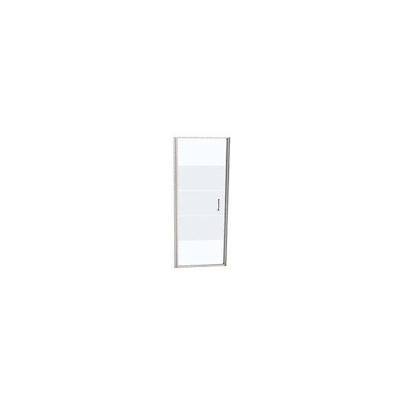 Porte de douche pivotante largeur 90 cm en verre 6 mm dépoli
