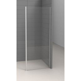 Paroi fixe largeur 90 cm en verre 6 mm transparent