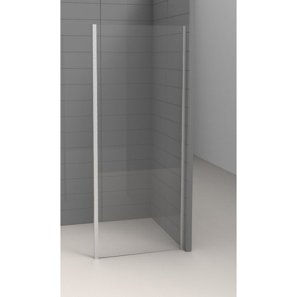 Paroi fixe largeur 90 cm en verre 6 mm transparent