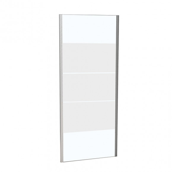 Paroi fixe largeur 90 cm en verre 8 mm dépoli