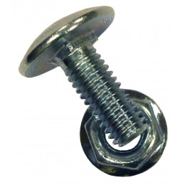 100 boulons TRCC réduit acier zingué 6x16mm