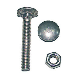 8 boulons TRCC acier zingué 8x40mm