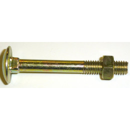 6 boulons TRCC penture acier bichro 6x70mm