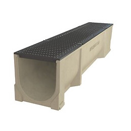 Caniveau ALFASELF 200 grille fonte ACO