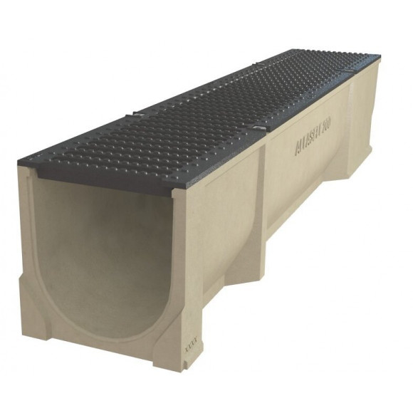 Caniveau ALFASELF 200 grille fonte ACO
