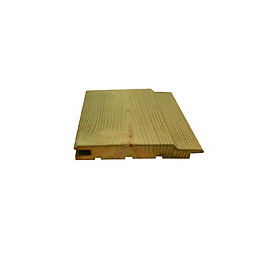Clin en sapin du nord Traité Vert 20 x 135 mm Longueur 2,35 m
