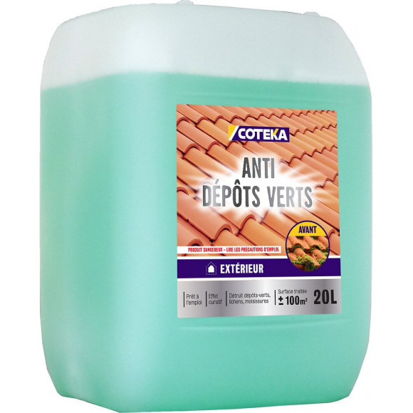 Anti-dépôts verts bidon de 20l