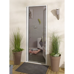 Moustiquaire enroulable recoupable alu Blanc 220x160cm