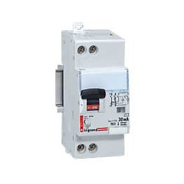 Disjoncteur différentiel Phase + Neutre - type AC -30mA -16A-2 modules