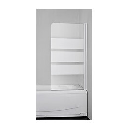 Pare baignoire 1 volet serigraphié 70cm