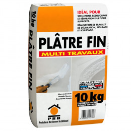 Plâtre fin 10kg