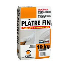 Plâtre fin 10kg
