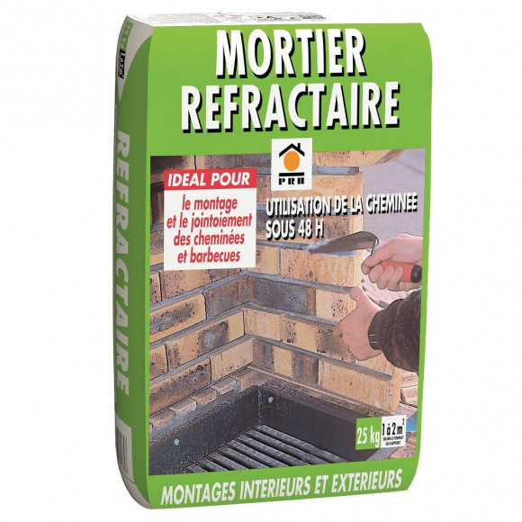Mortier réfractaire 25kg