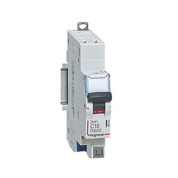Disjoncteur DNX3 Phase + Neutre 10A - bornes automatiques - 1 module
