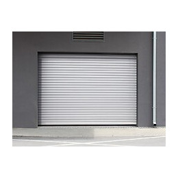 Porte de garage enroulable 2x2.40m alu Blanc