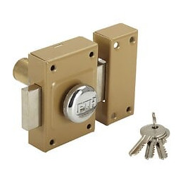 Verrou Bouton / Cylindre, 45 Mm, Thirard Diam. 21, 5 Goupilles 911012, Bronze