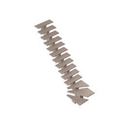 Escalier moderne KALEA avec quart tournant gauche finition sioux white