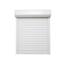 Volet roulant motorisé filaire PVC Blanc 220x120cm