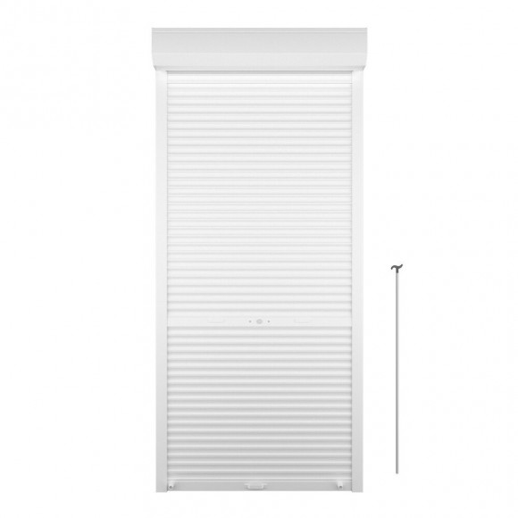 Volet roulant h.220xL.100cm PVC blanc tirage direct