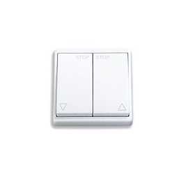 Volet roulant motorisé filaire PVC Blanc 220x120cm