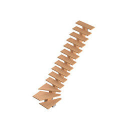 Escalier KALEA avec quart tournant droit finition comanche pure