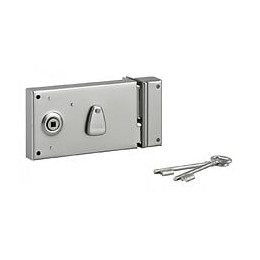 Serrure En Applique Thirard, Axe 58 Mm, À Poignée, Ouverture À Droite
