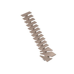 Escalier moderne KALEA avec quart tournant gauche finition apache grey