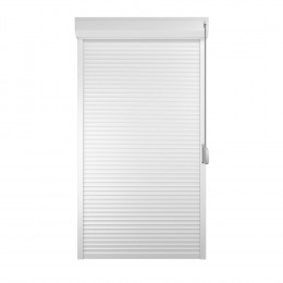 Volet roulant h.220xL.120cm PVC blanc sangle