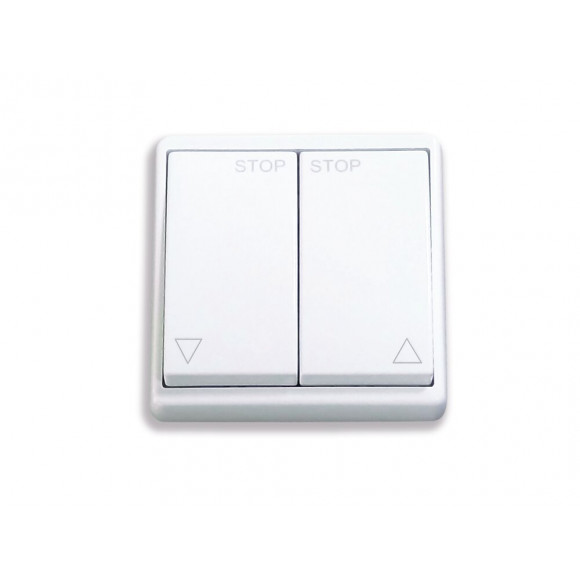 Volet roulant motorisé filaire PVC Blanc 120x120cm