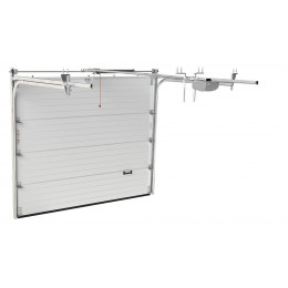 Porte Garage sectionnelle 240x200cm Frame imitation bois