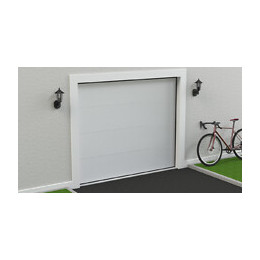 Porte Garage sectionnelle 240x200cm Lisse Blanc