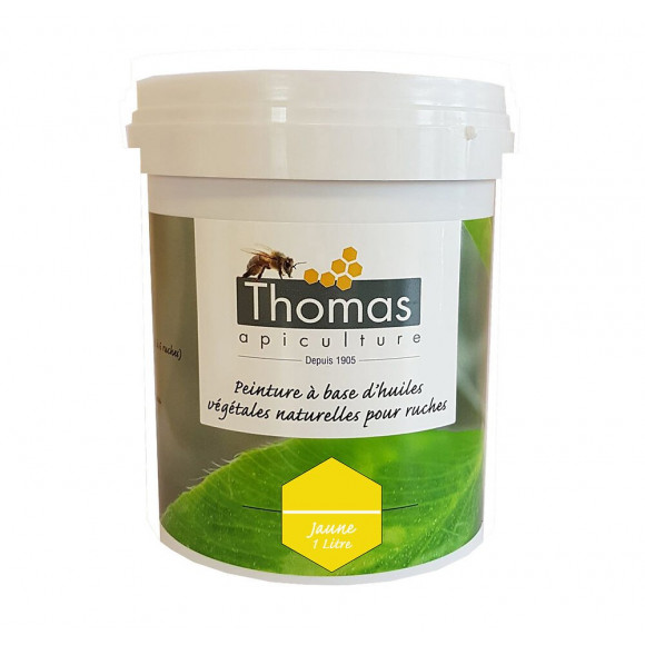 Peinture thomas base végétale 1 litre / jaune