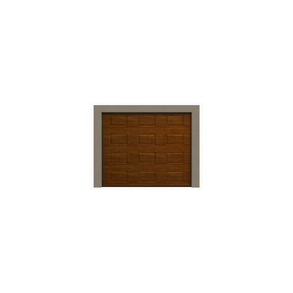 Porte Garage sectionnelle 240x200cm Frame imitation bois