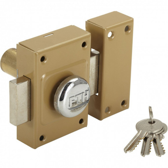 Verrou Bouton / Cylindre, 45 Mm, Thirard Diam. 21, 5 Goupilles 911012, Bronze