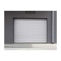 Porte de garage enroulable 2x2.40m alu Blanc