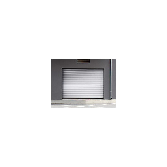 Porte de garage enroulable 2x2.40m alu Blanc