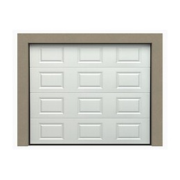 Porte Garage sectionnelle 240x200cm Frame Blanc