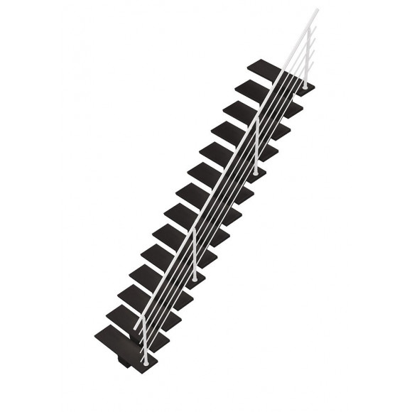 Escalier droit Gomera avec marches lisses Valch