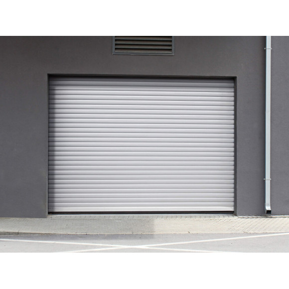 Porte de garage enroulable 2x2.40m alu Blanc