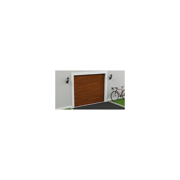 Porte Garage sectionnelle 240x200cm Bois LDD