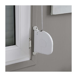 Volet roulant adaptable à sangle alu Blanc 120x120cm