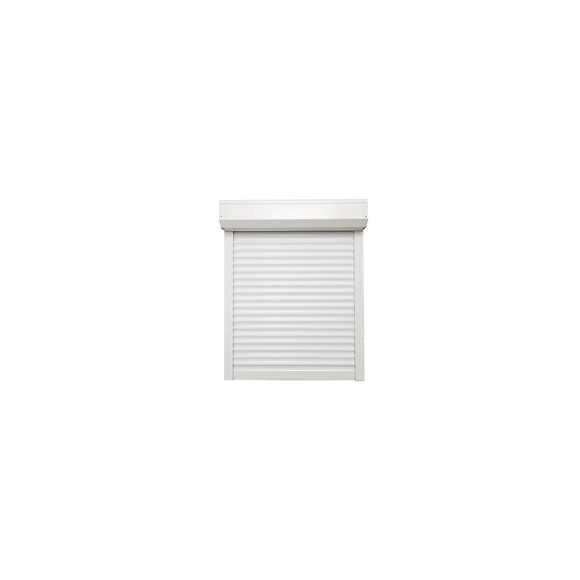 Volet roulant tirage direct PVC blanc 215x100cm