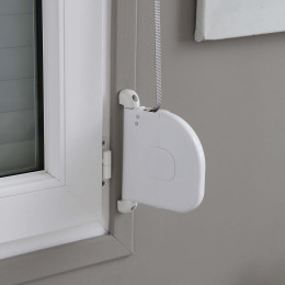 Volet roulant adaptable à sangle alu Blanc 120x120cm