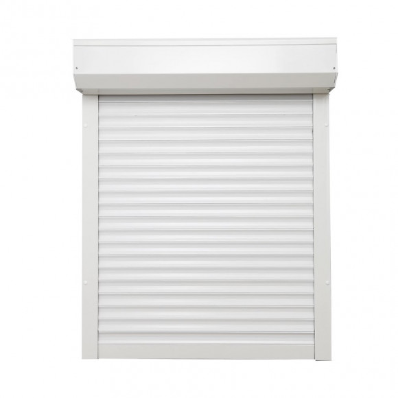 Volet roulant tirage direct PVC blanc 215x100cm