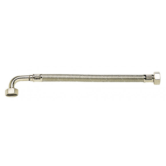 Flexible inox coudé longueur100cm femelle femelle 15x21