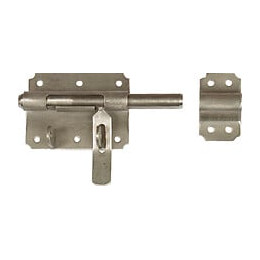 Verrou De Box À Cadenas Ø12 Mm Afbat, Acier Inox Brossé