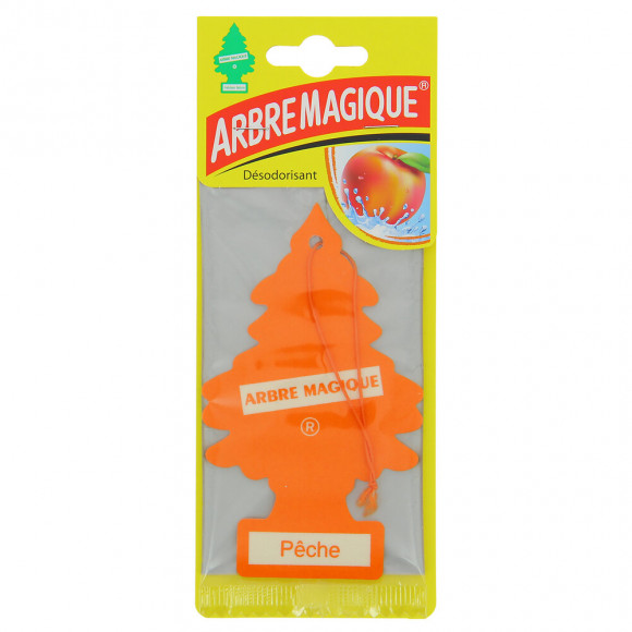 Désodorisant parfum pêche ARBRE MAGIQUE