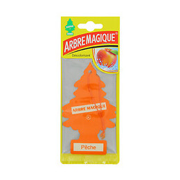 Désodorisant parfum pêche ARBRE MAGIQUE