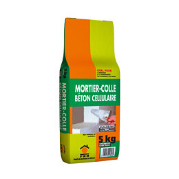 Mortier colle béton cellulaire 5kg