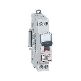 Disjoncteur DNX3 Phase + Neutre 10A - bornes à vis - 1 module
